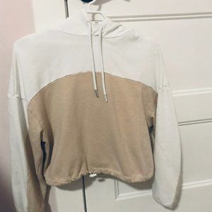 White and Cream Garage sweater